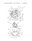 HOLDER FOR A LIGHT SOURCE IN THE OPENING OF A REFLECTOR diagram and image