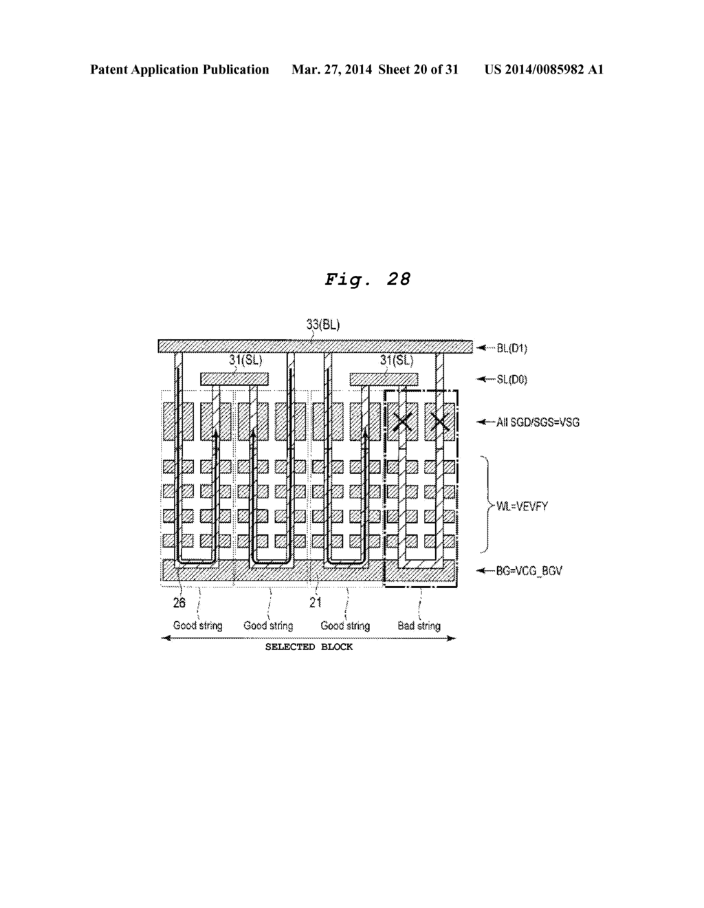 SEMICONDUCTOR MEMORY DEVICE - diagram, schematic, and image 21