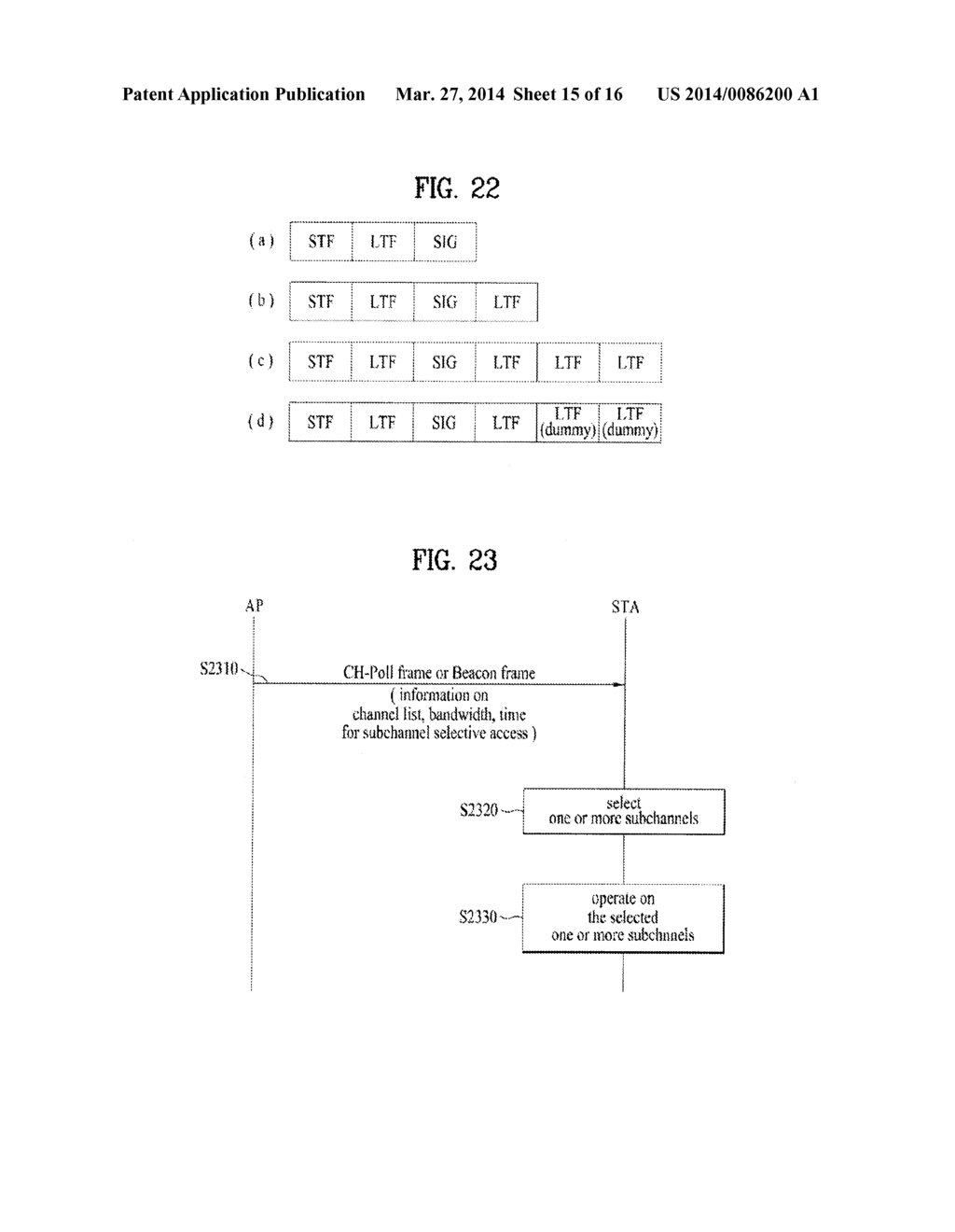 METHOD AND APPARATUS FOR SUB-CHANNEL SELECTIVE ACCESS IN WIRELESS LAN     SYSTEM - diagram, schematic, and image 16