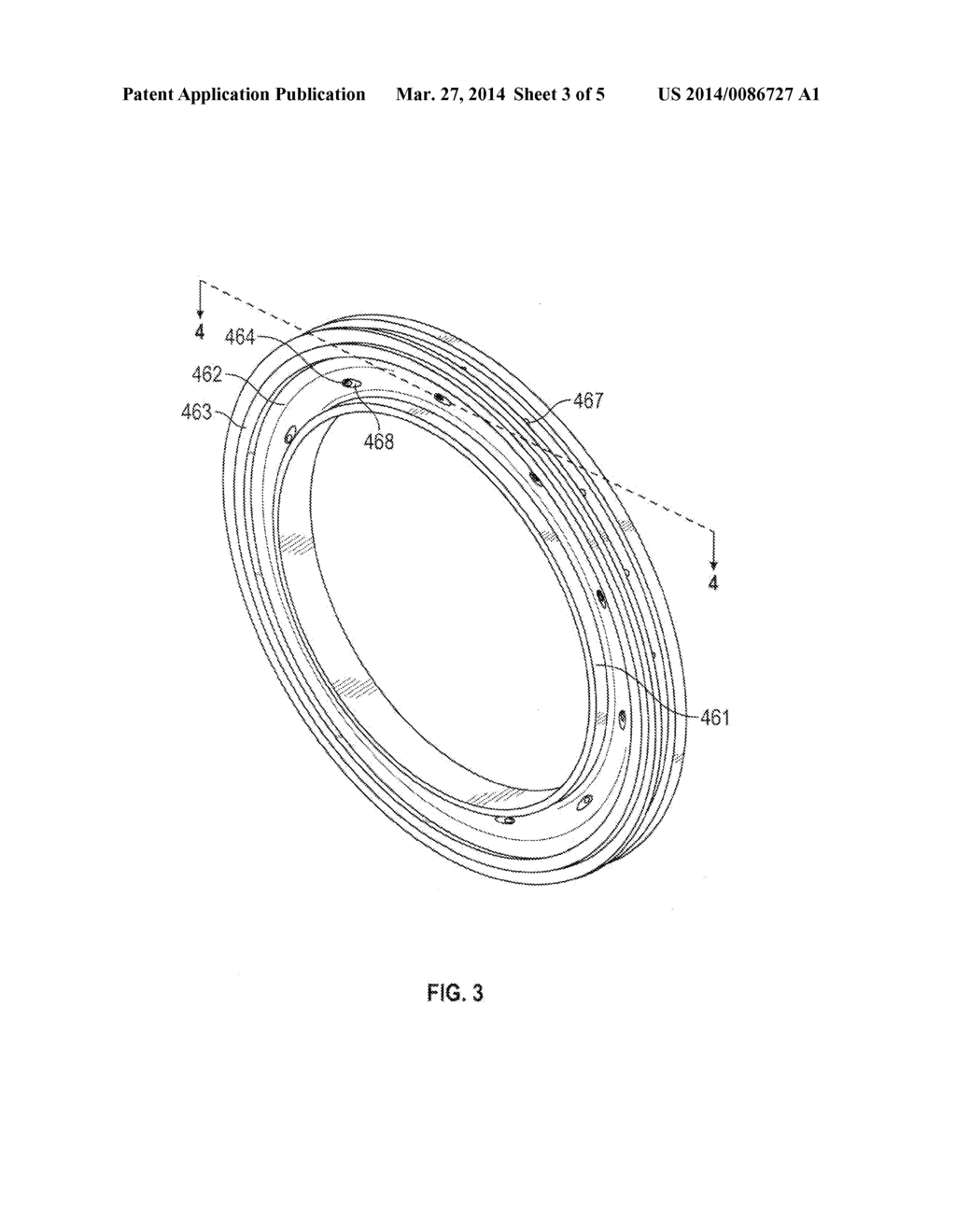 GAS TURBINE ENGINE TURBINE DIAPHRAGM WITH ANGLED HOLES - diagram, schematic, and image 04