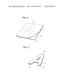 CLOTH MATERIAL FOR MARKING AND METHOD OF FORMING MARK diagram and image