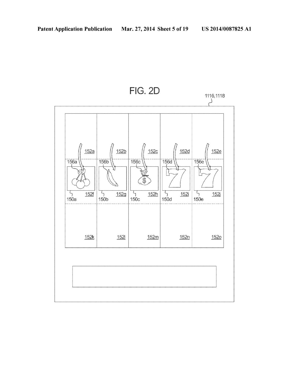 GAMING SYSTEM AND METHOD FOR PROVIDING A CASCADING MULTIPLE SIDED SYMBOL     GAME - diagram, schematic, and image 06