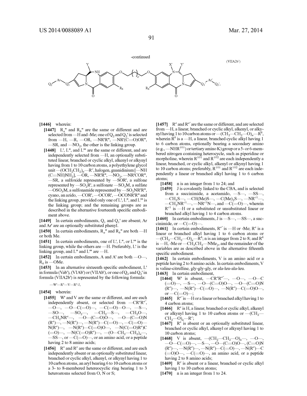 CYTOTOXIC BENZODIAZEPINE DERIVATIVES AND METHODS OF PREPARATION - diagram, schematic, and image 143