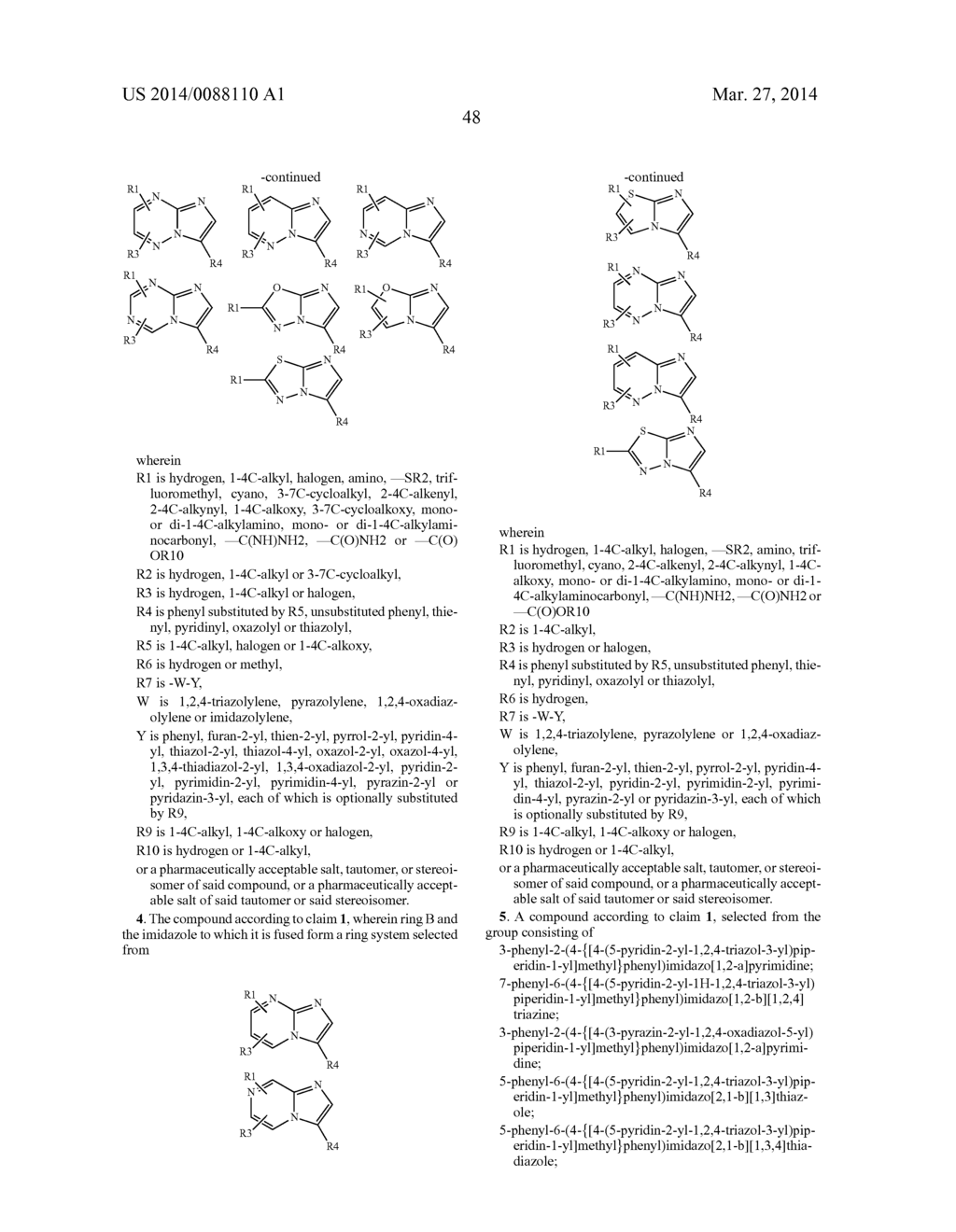 FUSED BICYCLIC IMIDAZOLES - diagram, schematic, and image 49