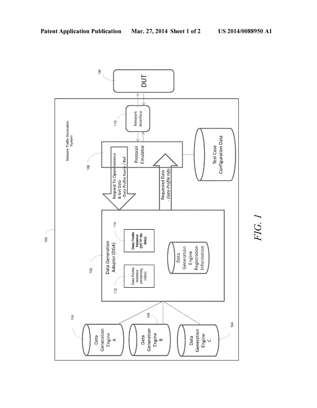 METHODS, SYSTEMS, AND COMPUTER READABLE MEDIA FOR PROVIDING A UNIFIED     FRAMEWORK TO SUPPORT DIVERSE DATA GENERATION ENGINES - diagram, schematic, and image 02