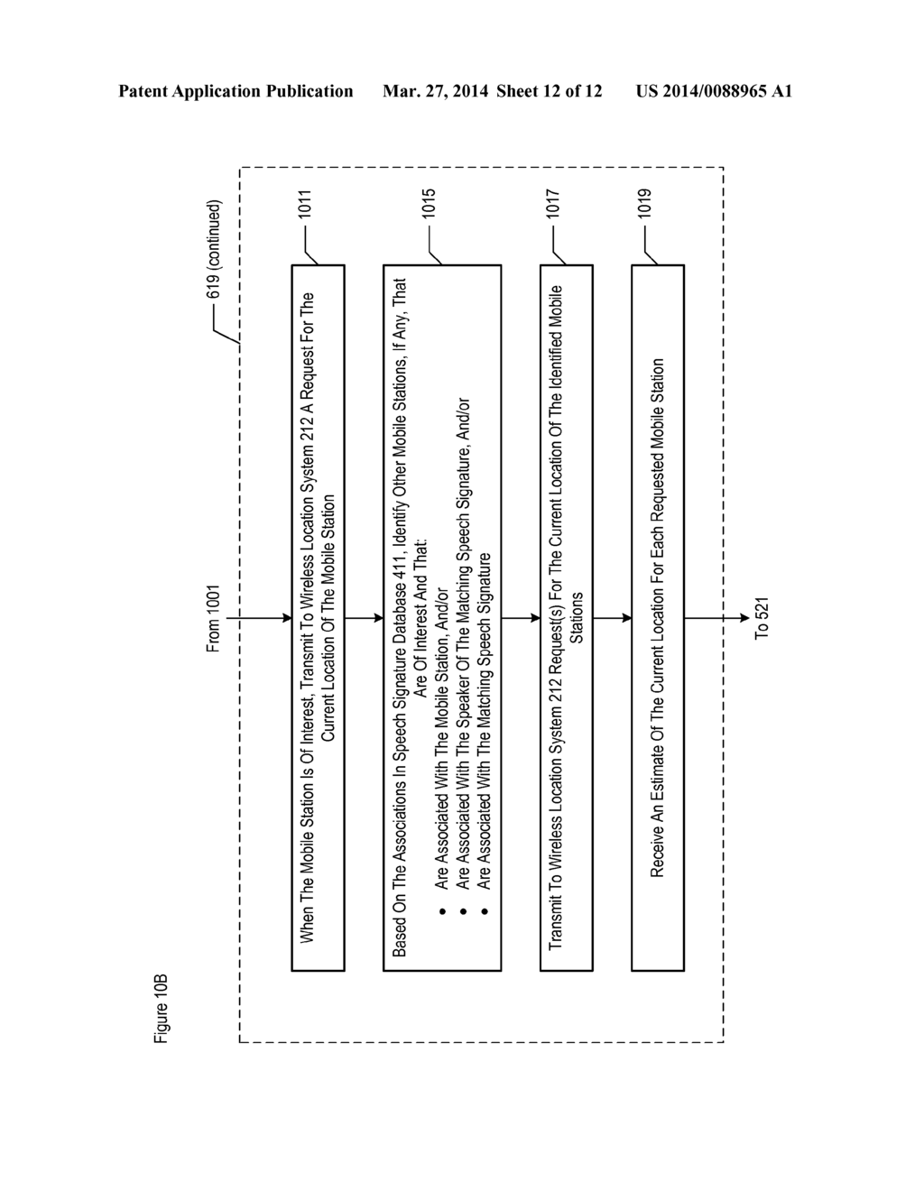 ASSOCIATING AND LOCATING MOBILE STATIONS BASED ON SPEECH SIGNATURES - diagram, schematic, and image 13