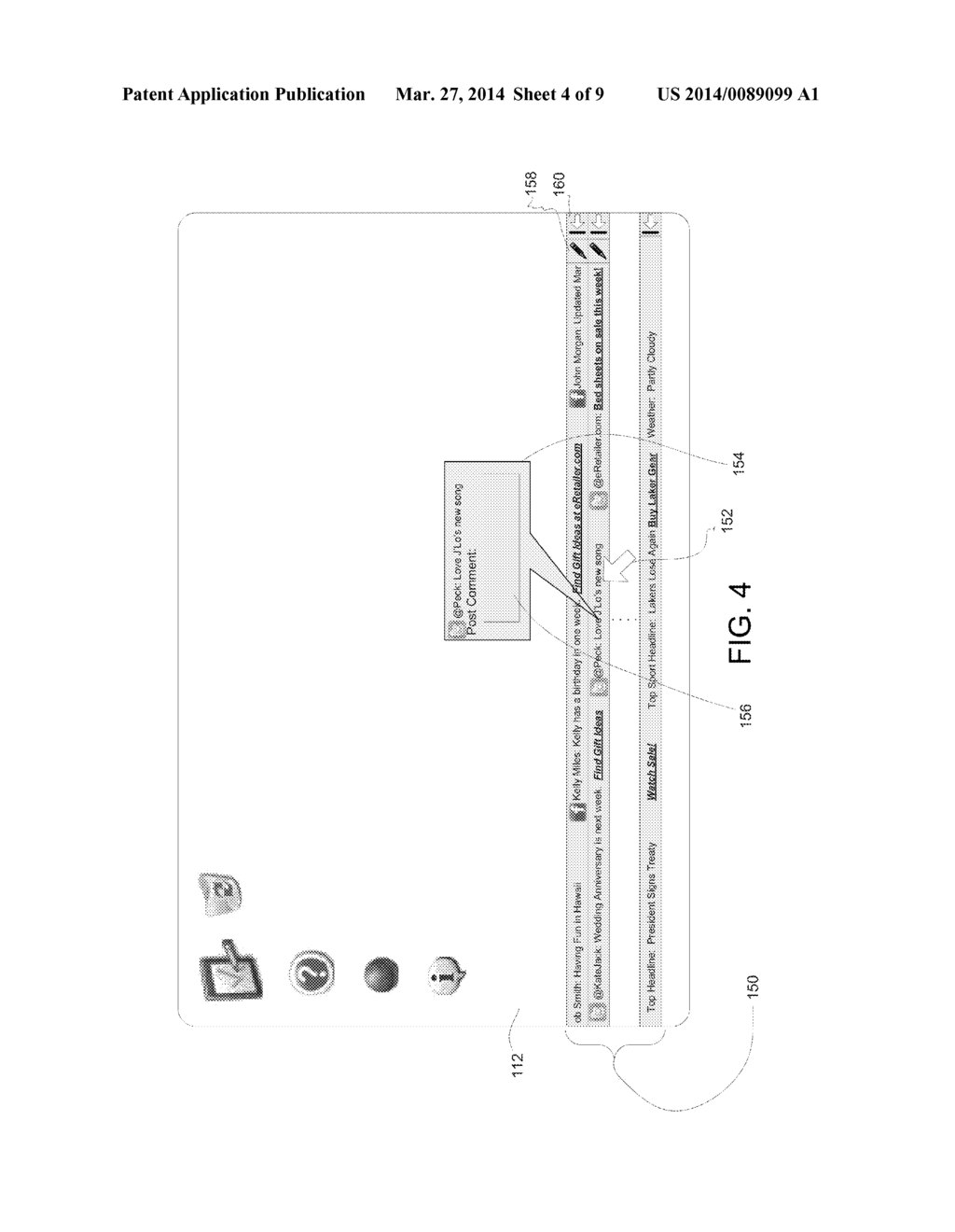 INTERACTIVE SOCIAL MEDIA TICKER - diagram, schematic, and image 05