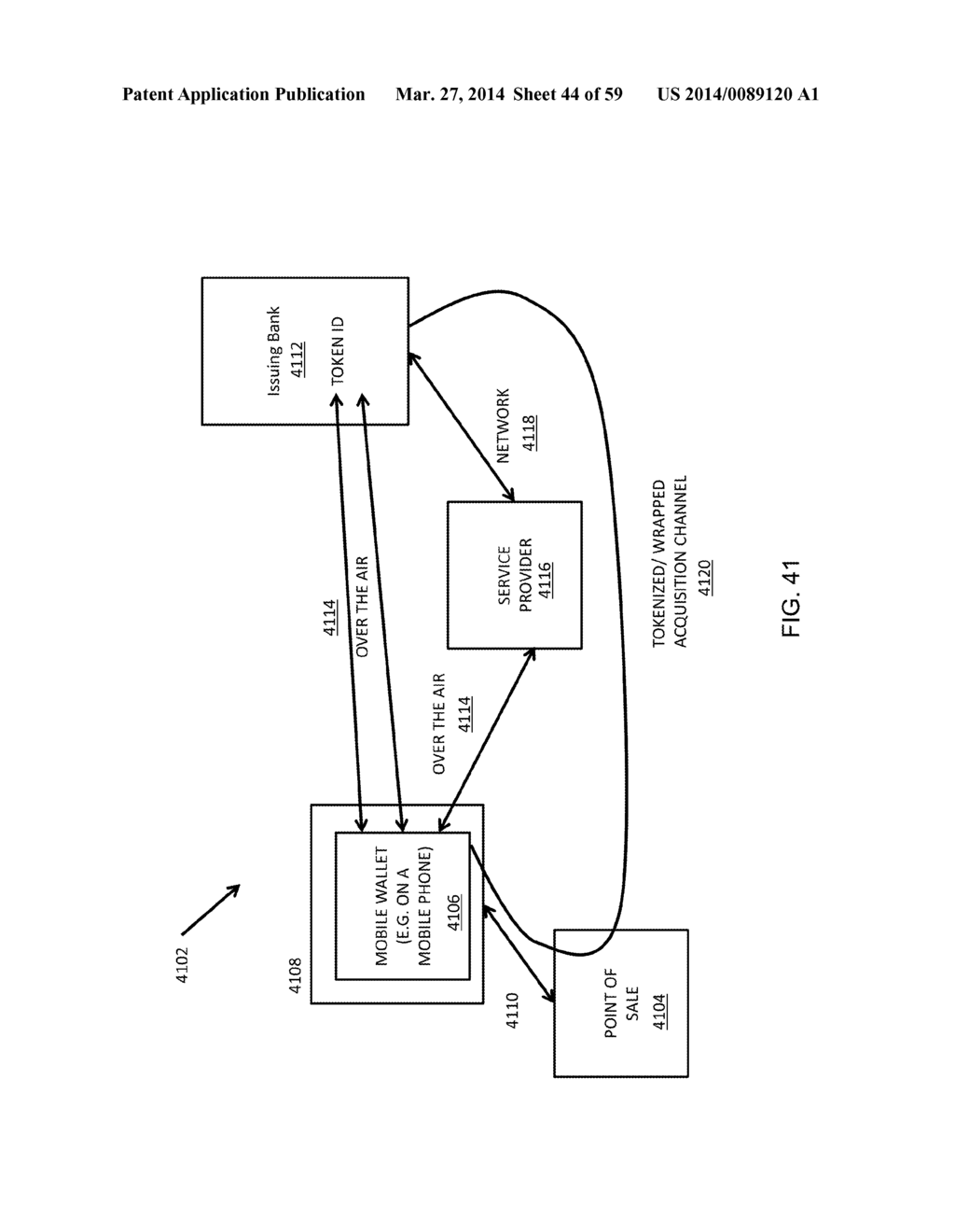 AGGREGATING MULTIPLE TRANSACTION PROTOCOLS FOR TRANSACTING BETWEEN A     PLURALITY OF DISTINCT PAYMENT ACQUIRING DEVICES AND A TRANSACTION     ACQUIRER - diagram, schematic, and image 45