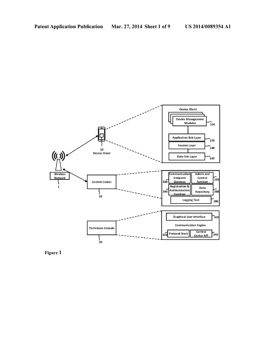 METHOD AND SYSTEM FOR COLLECTION OF DEVICE LOGS DURING A REMOTE CONTROL     SESSION - diagram, schematic, and image 02