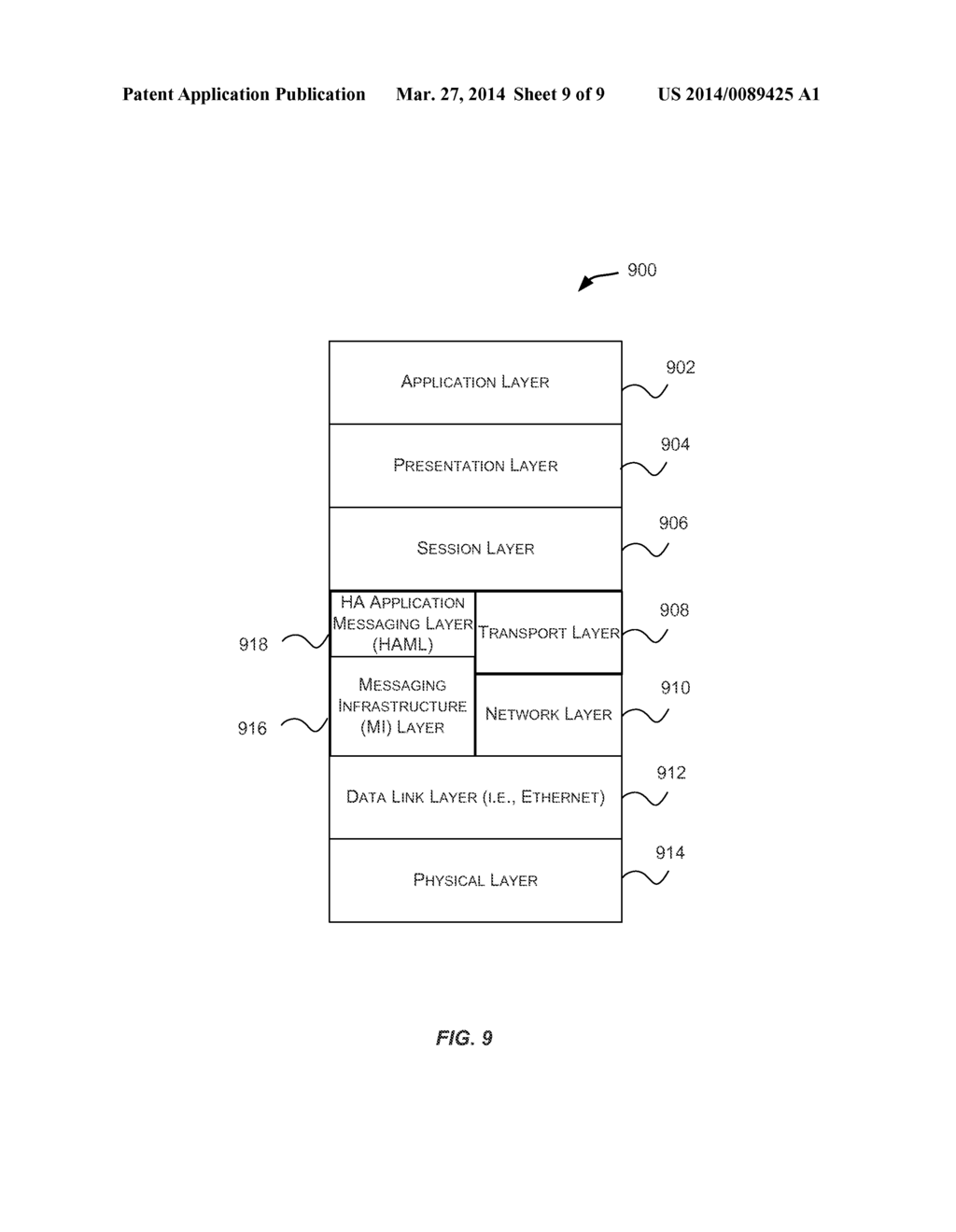 HIGH AVAILABILITY APPLICATION MESSAGING LAYER - diagram, schematic, and image 10