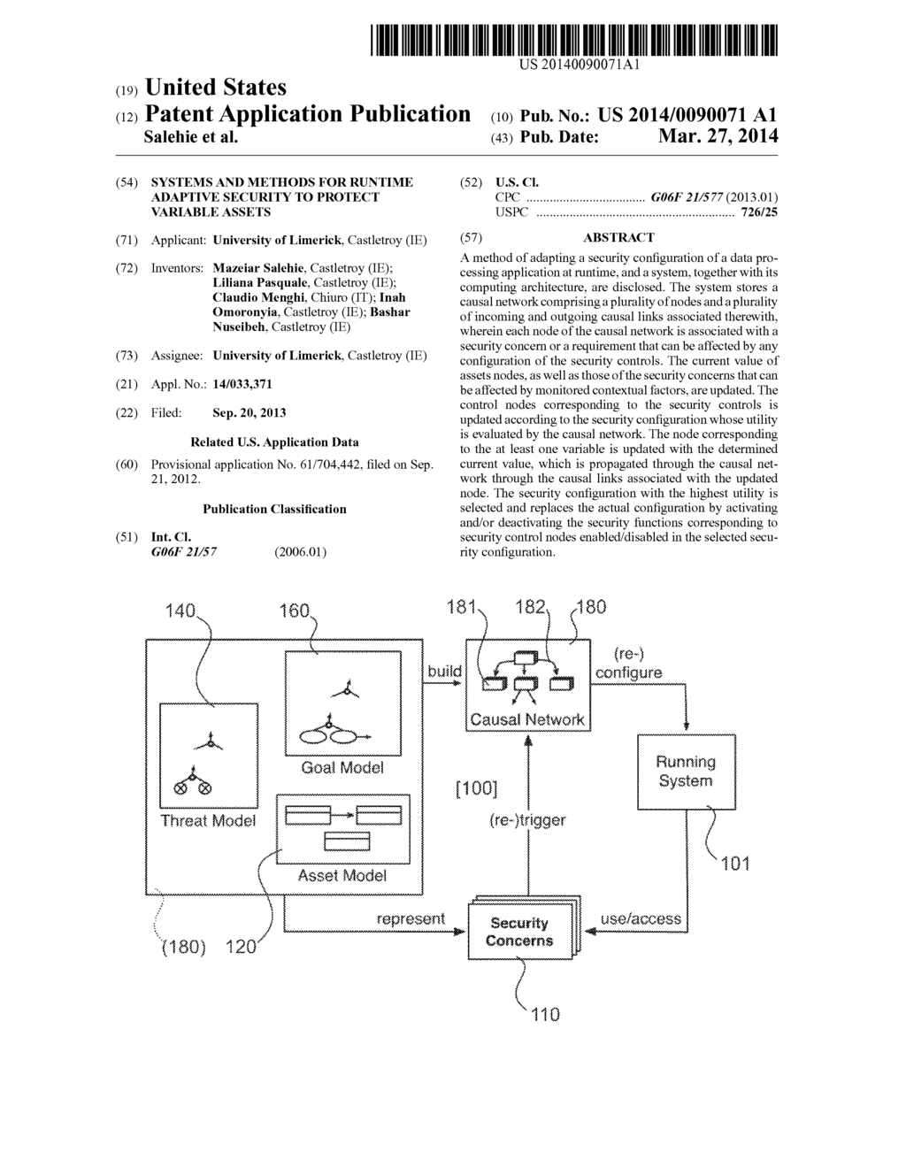 Systems and Methods for Runtime Adaptive Security to Protect Variable     Assets - diagram, schematic, and image 01