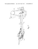 FLEXIBLE DRAPER HEADER WITH RELATIVELY RIGID CENTER SECTION diagram and image