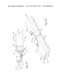 FLEXIBLE DRAPER HEADER WITH RELATIVELY RIGID CENTER SECTION diagram and image