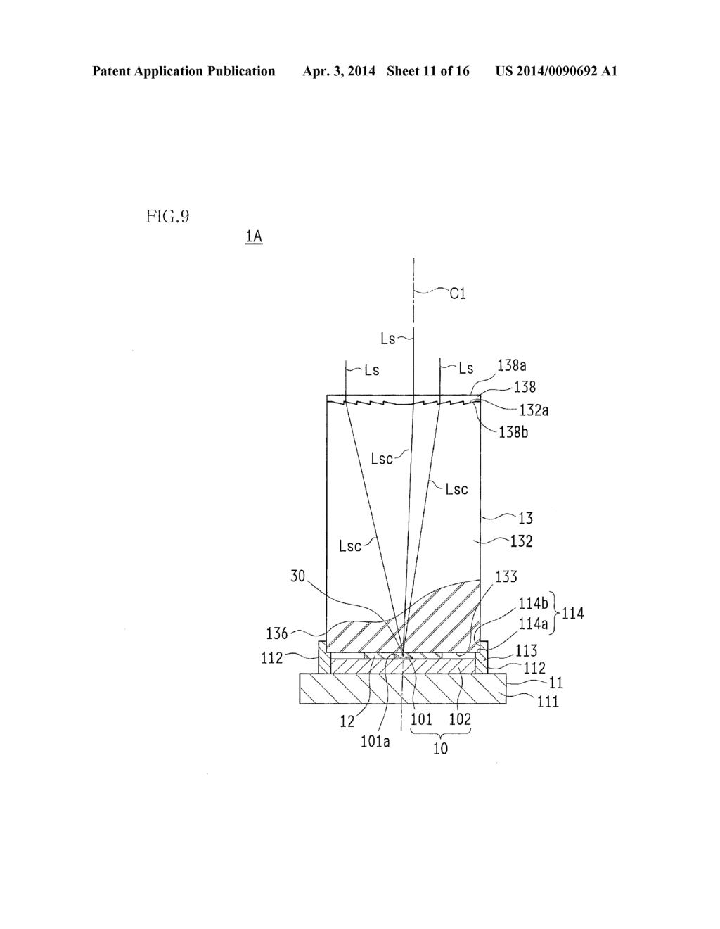 CONCENTRATED SOLAR CELL AND MANUFACTURING METHOD FOR THE SAME - diagram, schematic, and image 12