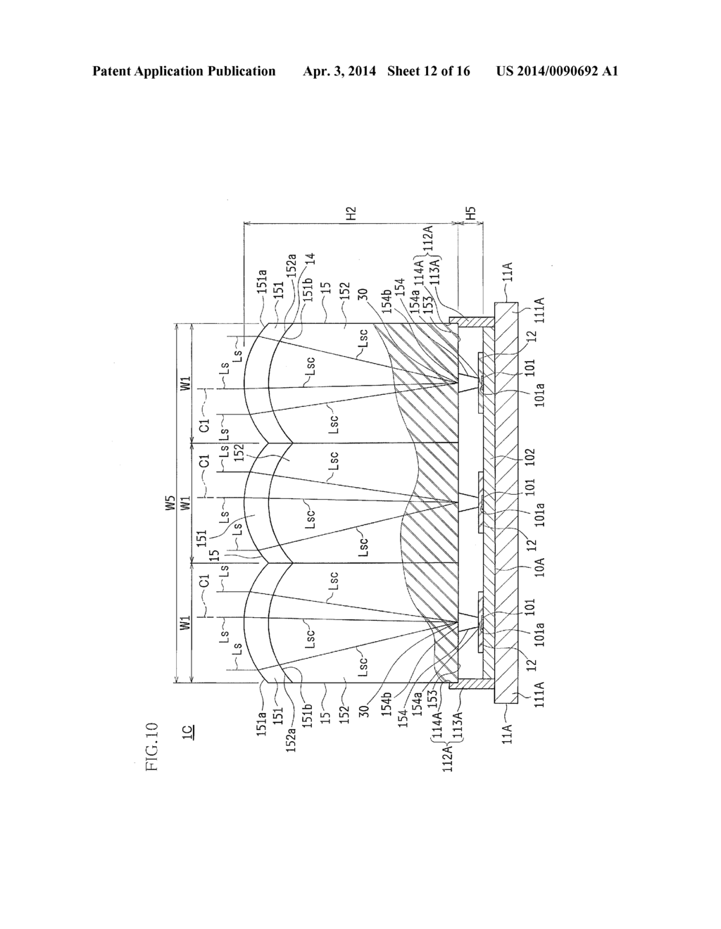 CONCENTRATED SOLAR CELL AND MANUFACTURING METHOD FOR THE SAME - diagram, schematic, and image 13