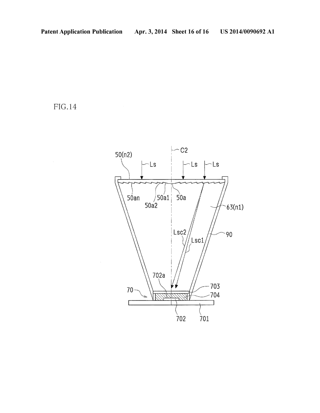 CONCENTRATED SOLAR CELL AND MANUFACTURING METHOD FOR THE SAME - diagram, schematic, and image 17