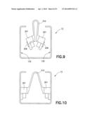 FASTENING HARDWARE HOLDER WITH INSTALLATION INDICATOR diagram and image