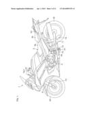 ELECTRIC SUSPENSION DEVICE AND MOTORCYCLE diagram and image