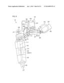 ELECTRIC SUSPENSION DEVICE AND MOTORCYCLE diagram and image