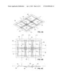 Arrangement and method for contactless energy transmission with a     coupling-minimized matrix of planar transmission coils diagram and image