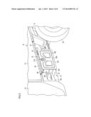 CHARGING CONNECTOR ACCOMMODATION APPARATUS FOR USE IN TRUCK-TYPE ELECTRIC     VEHICLE diagram and image