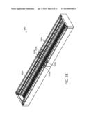 DIMMABLE, HIGH-EFFICIENCY LED LINEAR LIGHTING SYSTEM WITH INTERCHANGEABLE     FEATURES AND METHODS FOR PRODUCING SAME diagram and image