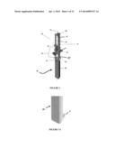 Gravity Driven Pile Tower Based Device For Pipeline Lifting And Support     And Method Of Use diagram and image