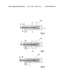 DEVICE FOR ENCAPSULATING A COMPONENT WITH PLASTICS MATERIAL diagram and image