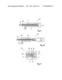 DEVICE FOR ENCAPSULATING A COMPONENT WITH PLASTICS MATERIAL diagram and image