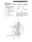 BELT FINISHING DEVICE, BELT FINISHING SYSTEM AND METHOD FOR PRODUCING A     BELT FINISHING DEVICE diagram and image