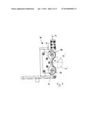 BELT FINISHING DEVICE, BELT FINISHING SYSTEM AND METHOD FOR PRODUCING A     BELT FINISHING DEVICE diagram and image