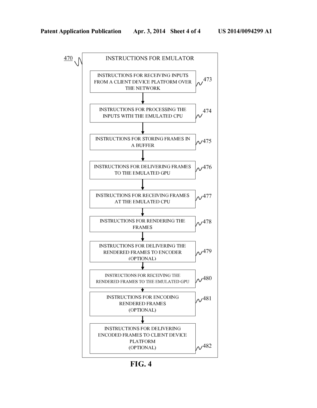 METHOD AND APPARATUS FOR IMPROVING EFFICIENCY WIHOUT INCREASING LATENCY IN     EMULATION OF A LEGACY APPLICATION TITLE - diagram, schematic, and image 05