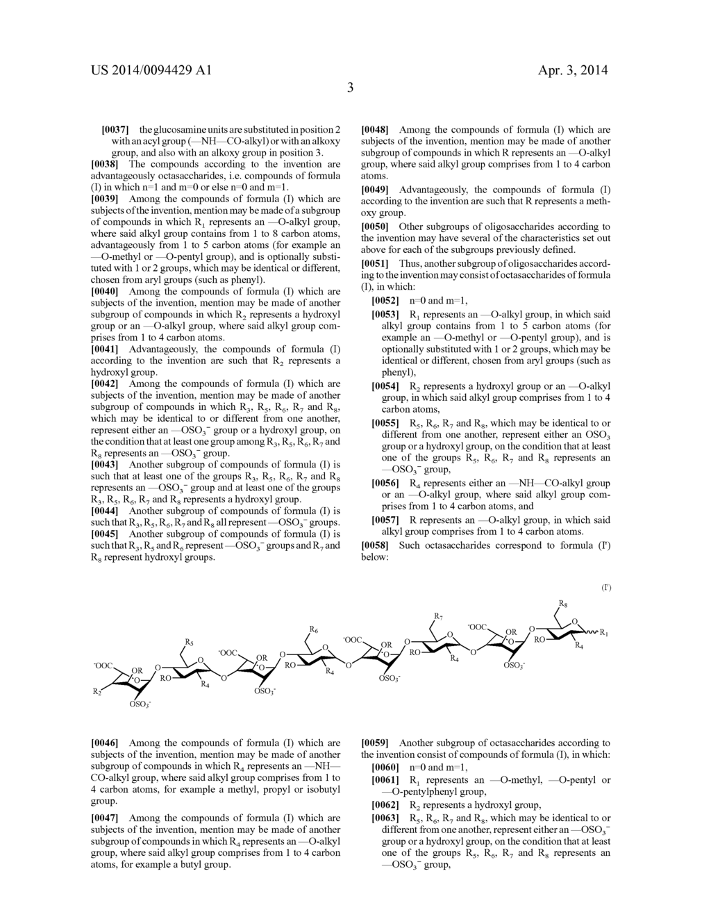 FGF RECEPTOR-ACTIVATING 3-O-ALKYL OLIGOSACCHARIDES, PREPARATION THEREOF     AND THERAPEUTIC USE THEREOF - diagram, schematic, and image 04