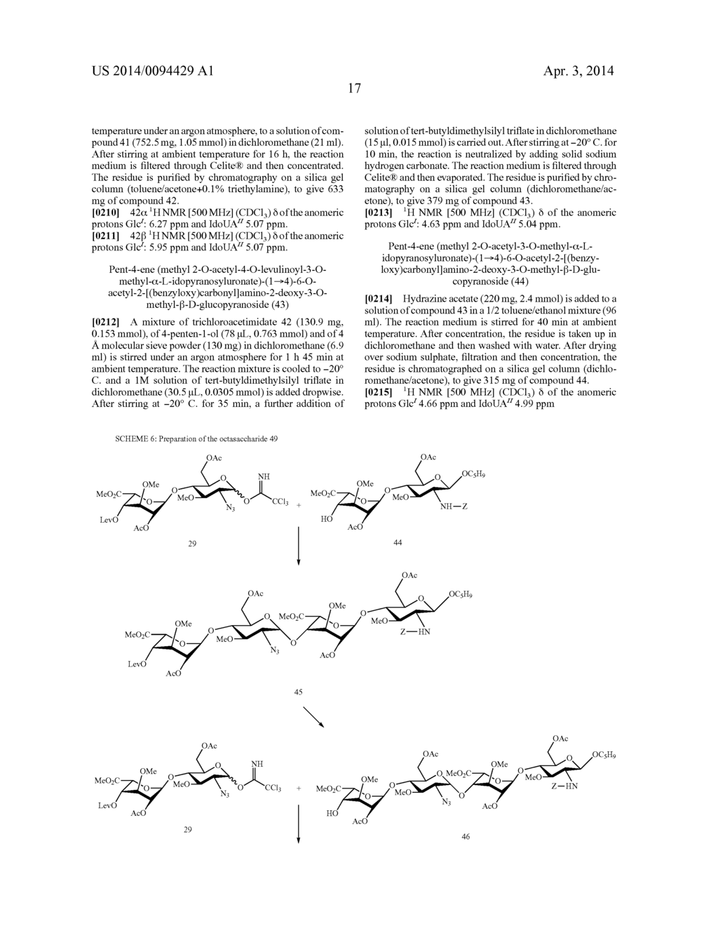 FGF RECEPTOR-ACTIVATING 3-O-ALKYL OLIGOSACCHARIDES, PREPARATION THEREOF     AND THERAPEUTIC USE THEREOF - diagram, schematic, and image 18