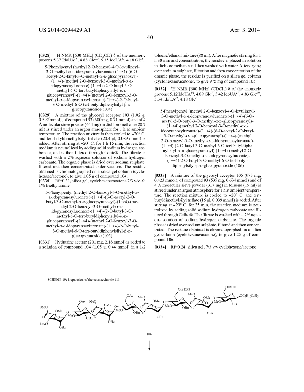 FGF RECEPTOR-ACTIVATING 3-O-ALKYL OLIGOSACCHARIDES, PREPARATION THEREOF     AND THERAPEUTIC USE THEREOF - diagram, schematic, and image 41