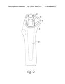 ORTHOPAEDIC HIP PROSTHESIS HAVING FEMORAL STEM COMPONENTS WITH VARYING A/P     TAPER ANGLES diagram and image