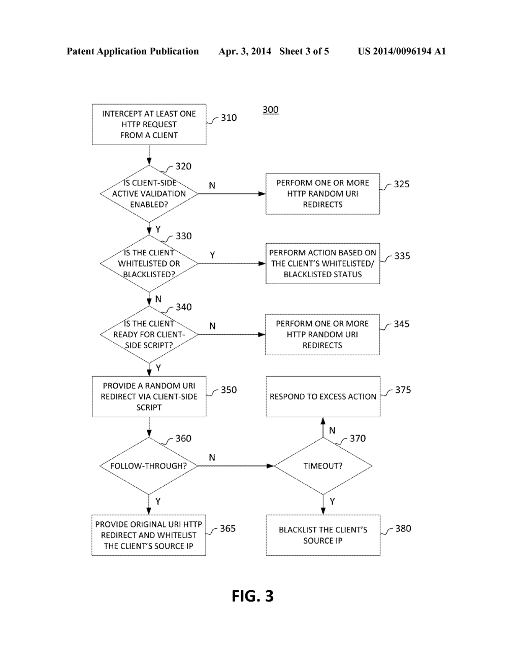 CLIENT-SIDE ACTIVE VALIDATION FOR MITIGATING DDOS ATTACKS - diagram, schematic, and image 04