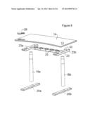 Height-Adjustable Support Surface and System for Encouraging Human     Movement and Promoting Wellness diagram and image