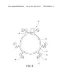 TAPE HOLDING WHEEL FOR A TAPE DISPENSER diagram and image