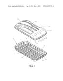 CAR ROOF STORAGE COMPARTMENT WITH A CLOSED-END ZIPPER diagram and image