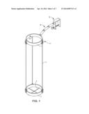 Portable Canister Holder with a Collapsible Body diagram and image