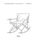 COLLAPSIBLE AND PORTABLE ROCKING CHAIR diagram and image