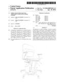 MOBILE ERGONOMIC ROTATING ADJUSTABLE CHAIR WITH LUMBAR SUPPORT diagram and image