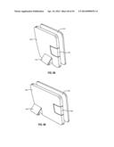 PORTABLE ELECTRONIC DEVICE CASE ACCESSORIES AND RELATED SYSTEMS AND     METHODS diagram and image