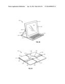 PORTABLE ELECTRONIC DEVICE CASE ACCESSORIES AND RELATED SYSTEMS AND     METHODS diagram and image