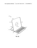 PORTABLE ELECTRONIC DEVICE CASE ACCESSORIES AND RELATED SYSTEMS AND     METHODS diagram and image