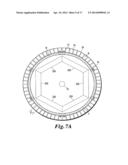 HAZARDOUS LOCATION LIGHTING FIXTURE WITH A HOUSING INCLUDING HEATSINK FINS     SURROUNDED BY A BAND diagram and image