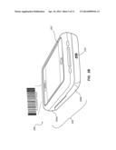 HAND-HELD ELECTRONIC DEVICE ACCESSORY THAT FACILITATES RAPID BATTERY     REPLACEMENT diagram and image