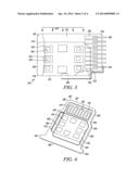 ELECTRONIC CONNECTOR CAPABLE OF ACCEPTING A SINGLE SUBSCRIBER IDENTITY     MOPDULE OR A MEMORY CARD diagram and image