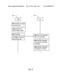 METHODS AND ARRANGEMENTS FOR HANDLING AN IDENTIFICATION OF AN AVAILABLE     COVERAGE IN A CELLULAR NETWORK diagram and image